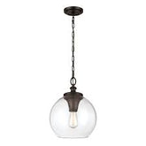 Visual Comfort Clear Glass Pendant Light